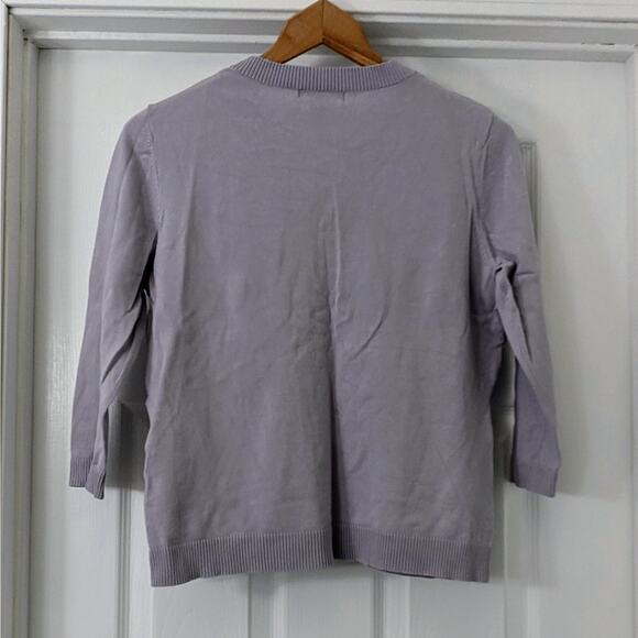 August Silk One Piece Lace Lilac Top - Picture 2 of 3